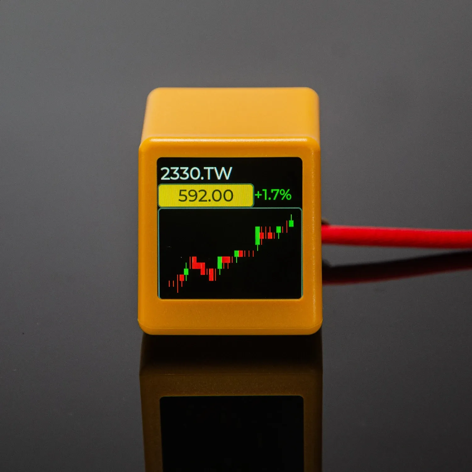 Quboox Cyber Cube CryptoTicr Bitcoin Ticker - Real-Time Crypto Price  Display For 1000+ Coins, 1.54