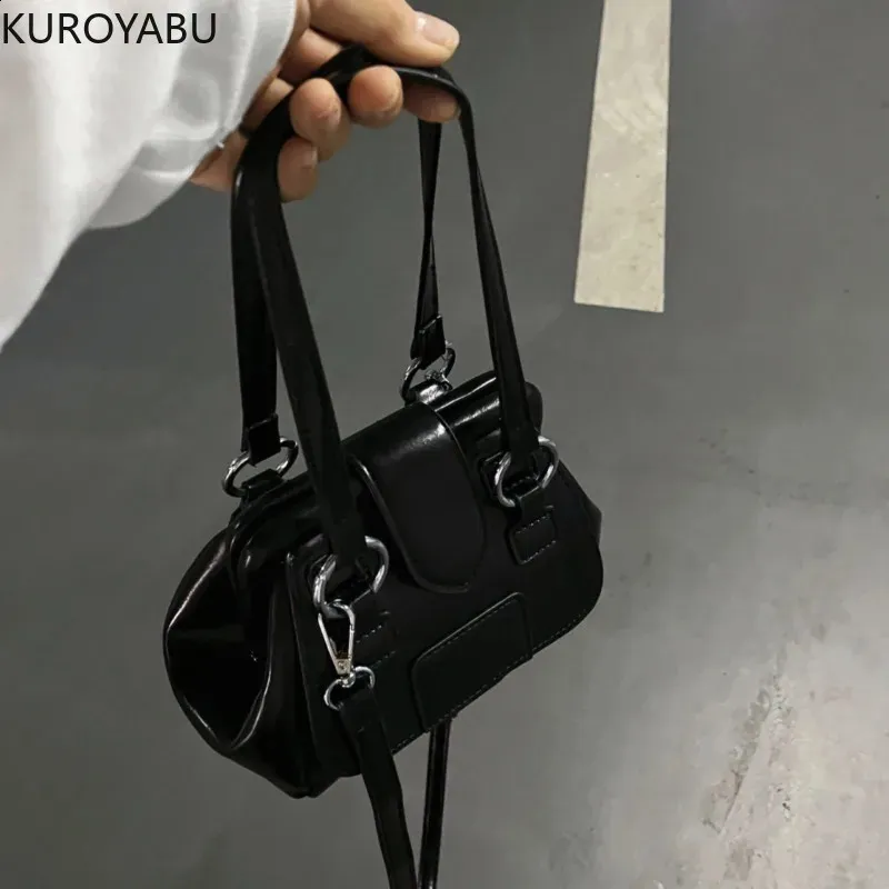 leather back vintage ハンドバッグ y2k 古着 黒 Y2K leather vintage bag hand shoulder - メルカリ