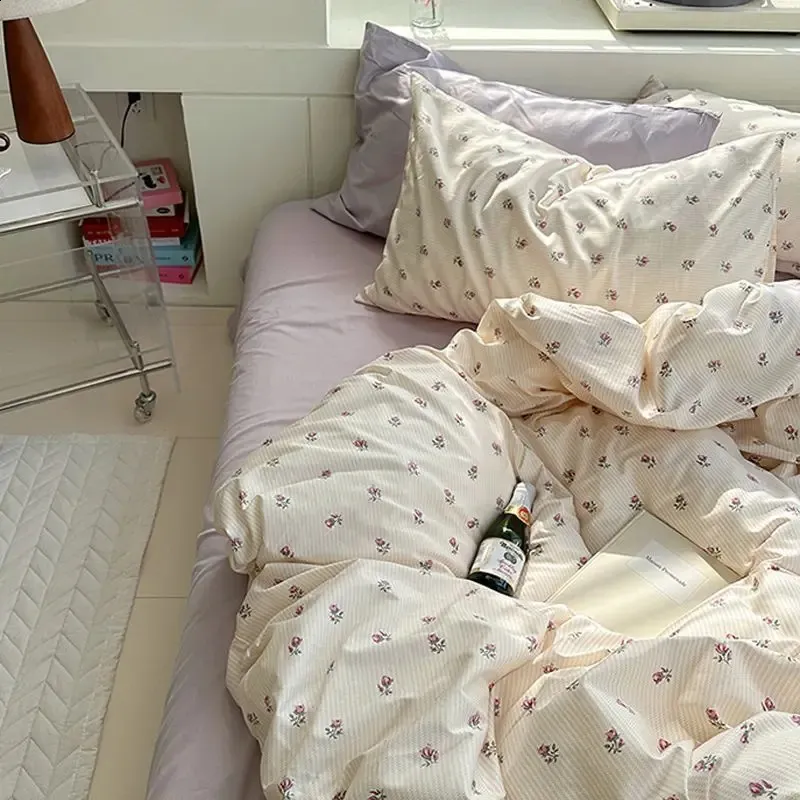 Completo Letto Da Biancheria In Cotone Morbido E Avvolgente Senza Imbottura Copripiumino Federa Lenzuolo Piano Taglia Full Queen Decorazione Camera Bambini Da 20,02 € | DHgate