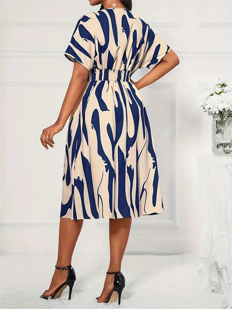 sachin and babi light blue dress Plus Size Solid Color V-Neck Batwing Sleeve Dress