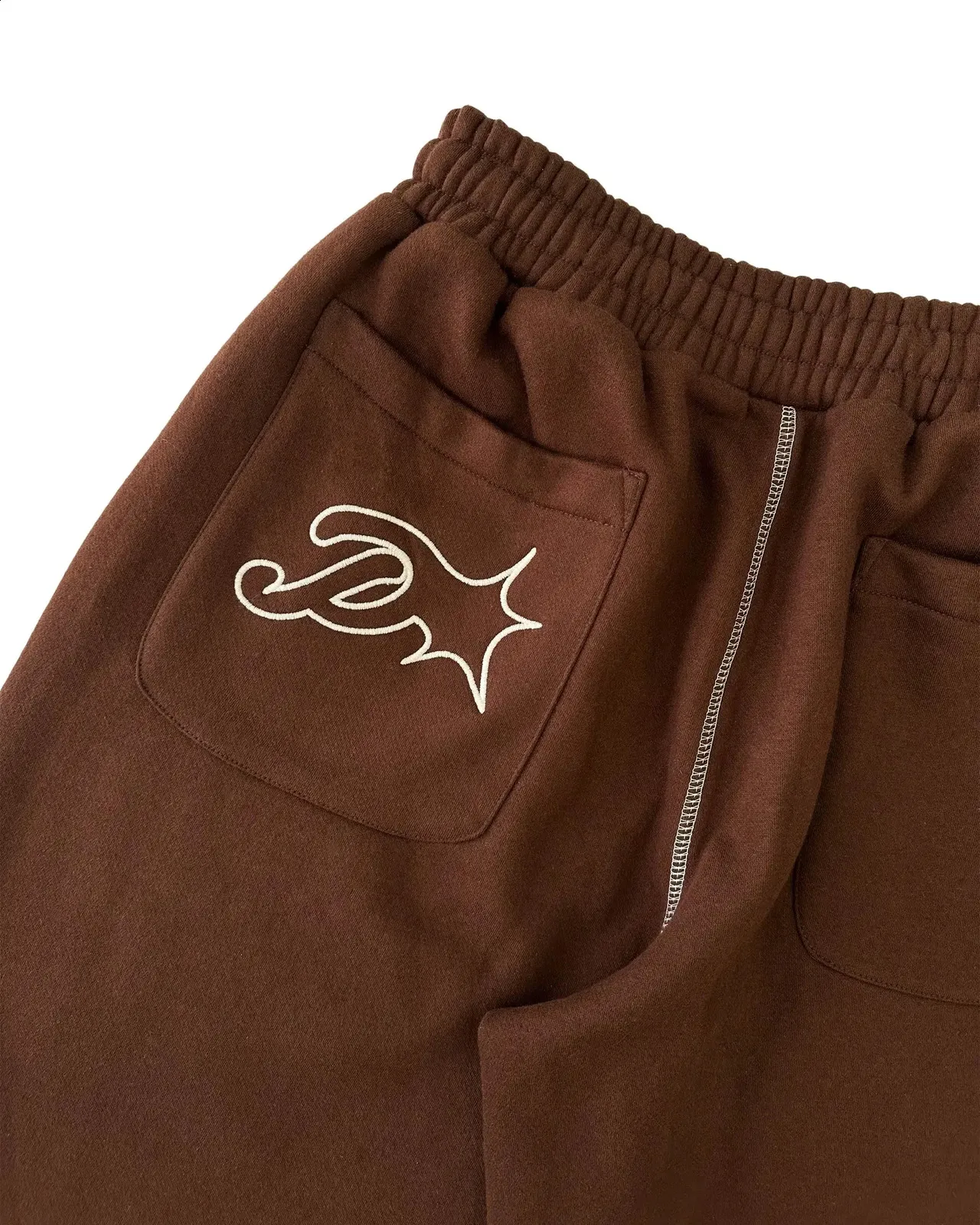 ★codegraphy★ Embroidered Artwork Bermuda Sweatpants Brown DHgate.com:Embroidered Graphic Sweatpant Shorts: Mens