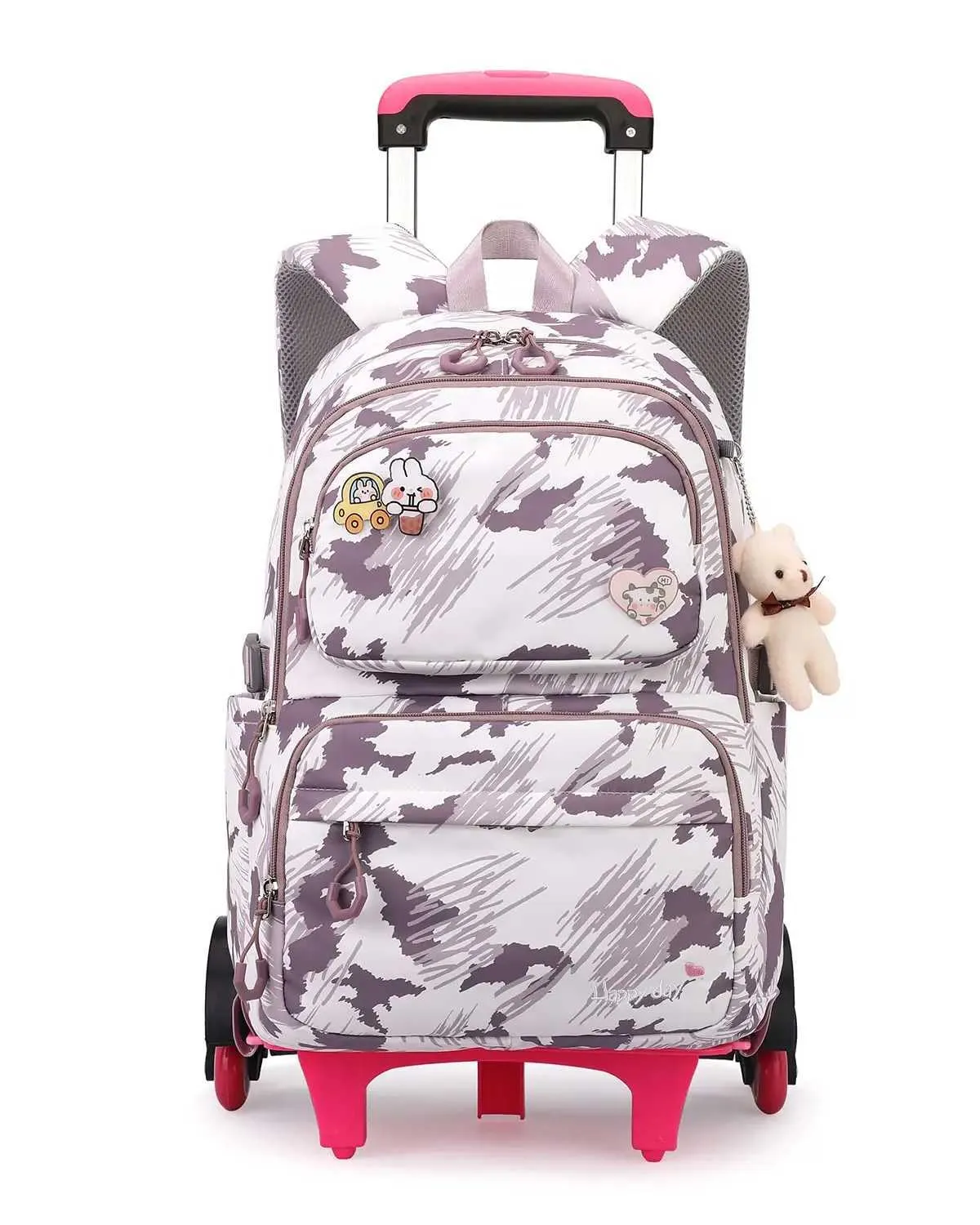 NEW School Trolley Backpack Lightweight Wheeled Backpacks For