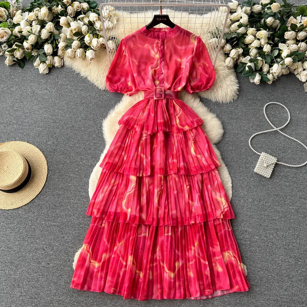 chinese dress ladies Linen Maxi Dress with Tie Waist - Linen Wrap Dress in Moroccan Red - Maxi Linen Dress for Women