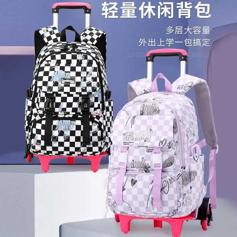 Backpack Schooltas Student Childrens Rolling Backpack, Backpacks