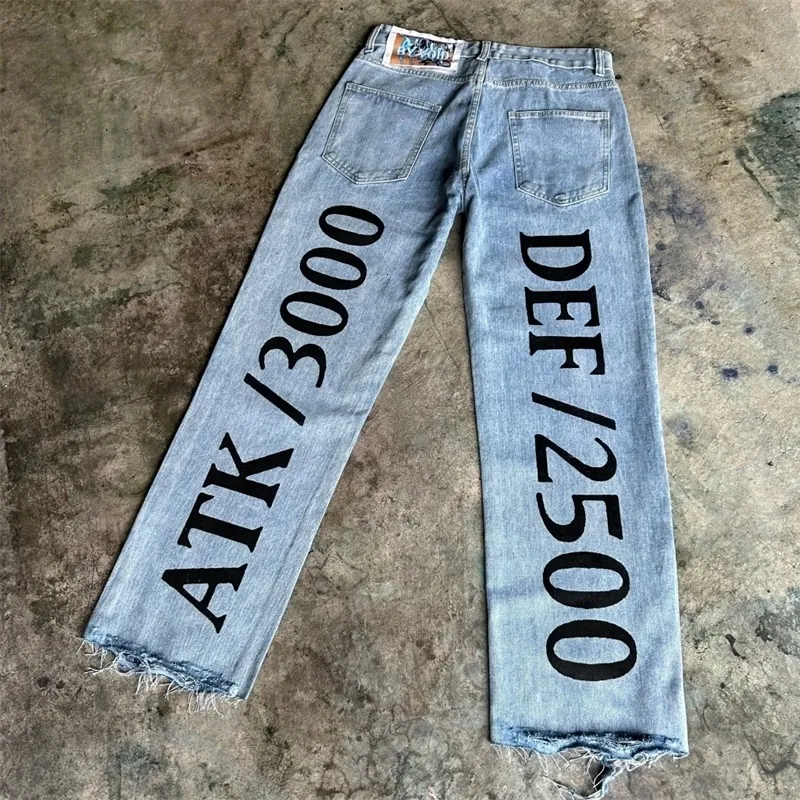 DHgate.com:Wide Leg Denim Jeans with Blue Eyes White Dragon DHgate.com:Wide Leg Denim Jeans with Blue Eyes White Dragon