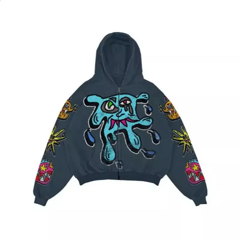 Mens Sport Acetate Animal Print Regular Length Hoodie Four Seasons