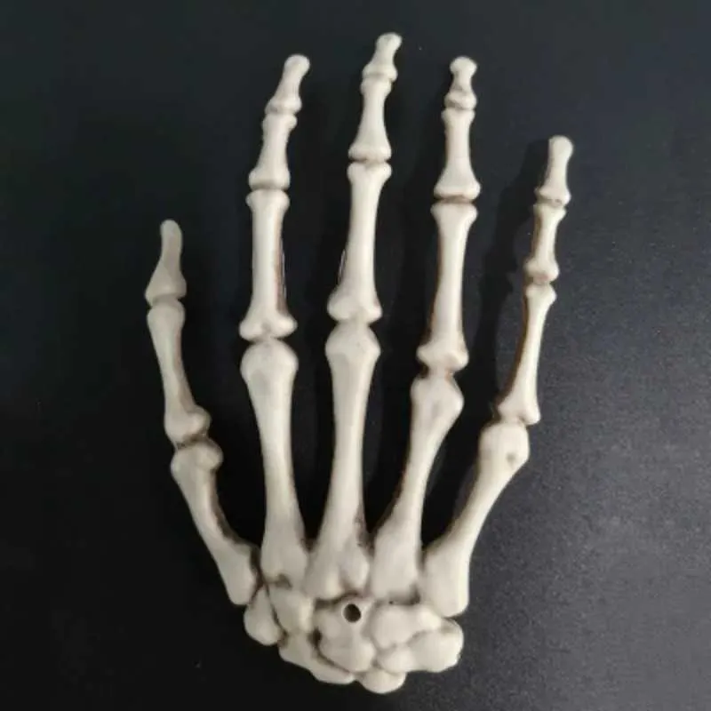 Mano De Esqueleto De Halloween – Decoración Realista De Mano Falsa | Ideal Para Fiestas, Casas Encantadas Y Atmósfera Terrorífica