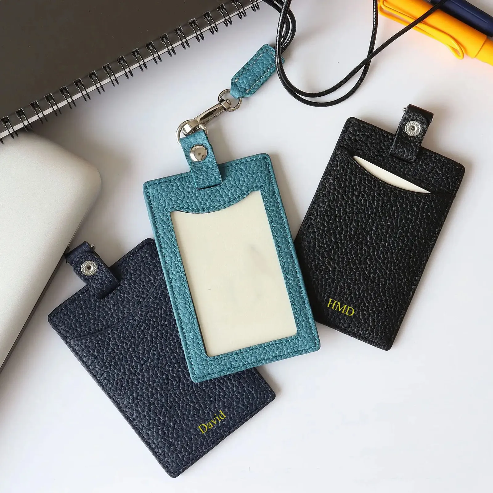 Momogrammed Leather Card Holder Genuine Leather Credit Badge Sleeve For Men  With Rope Tie From Bitystore, $10.53 | DHgate.Com