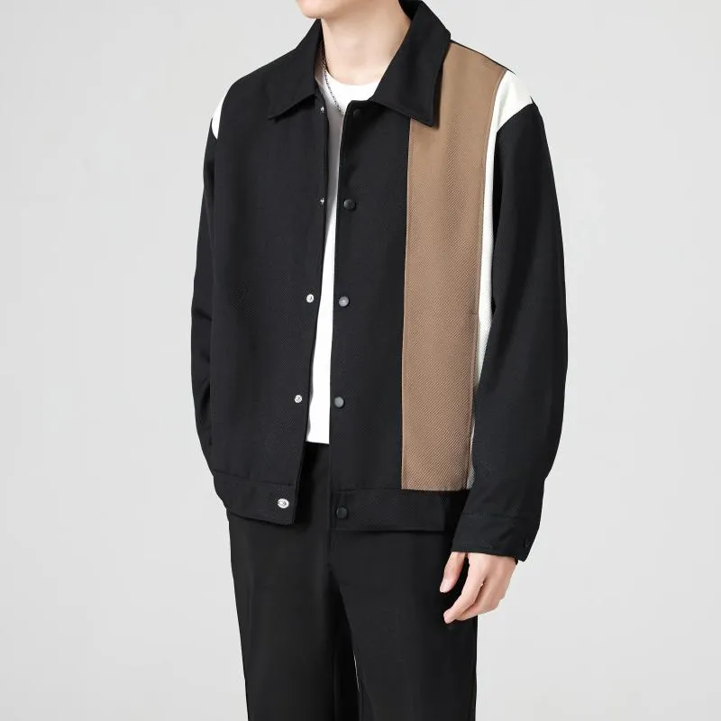 DHgate.com:Mens Spring/Autumn Jacket - Casual Contrast Coat