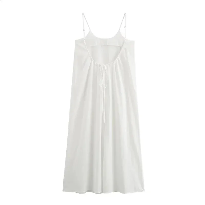 knee length dresses for ladies Stella Linen Pintuck Dress