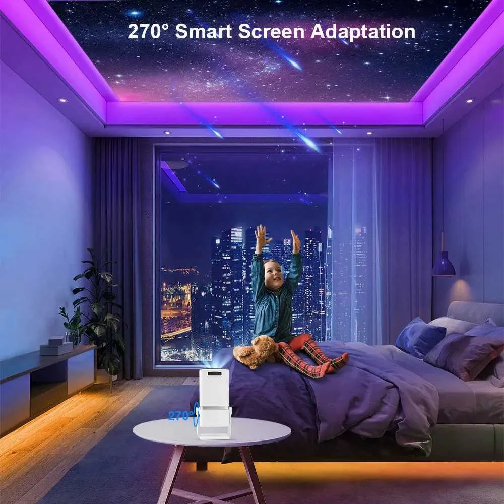 TD80W プロジェクター 本体 ThundeaL TD80W Full HD 1080P Mini Projector 4K Android WiFi