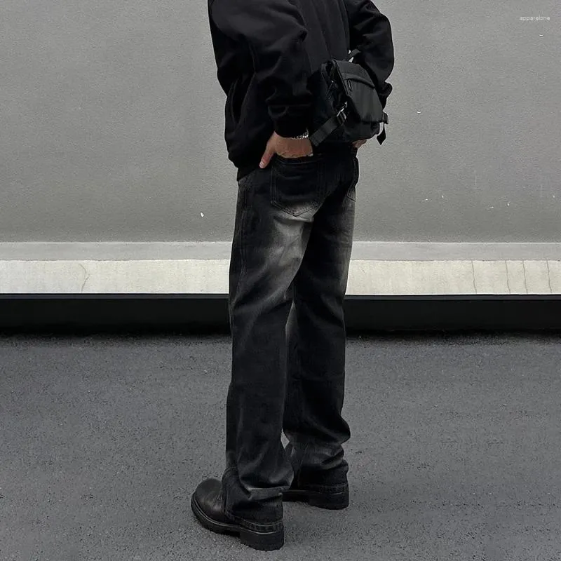 DHgate.com:Black Slim-Fit Denim Pants: Classic Mens Jeans