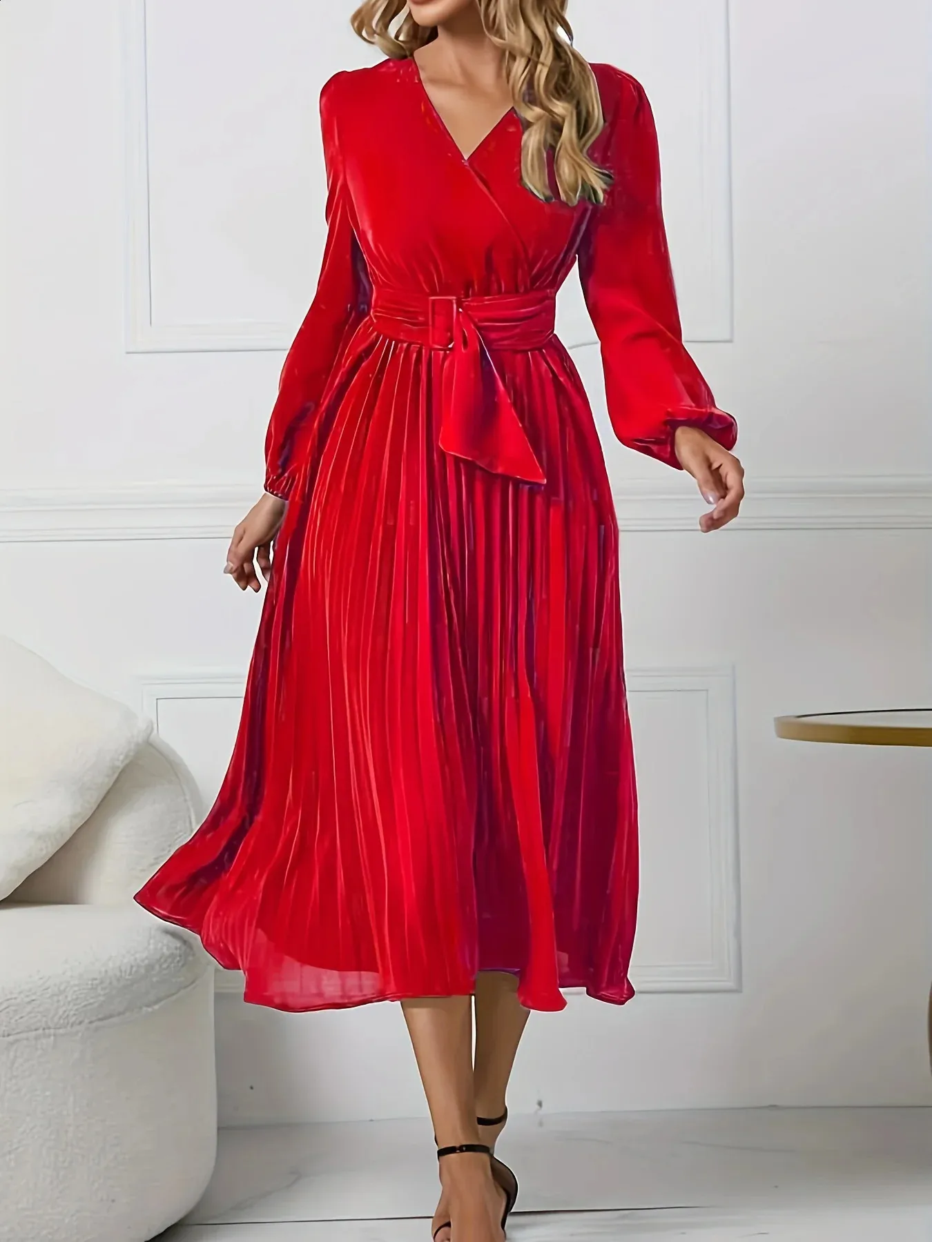 Long Sleeve Bridesmaids Dresses, Plus Size Evening Dress: Solid