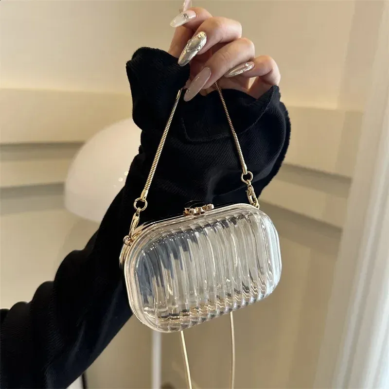 Save Big on Bulk Acrylic Box Bag Acrylic Purse: Transparent Jelly Shoulder  Chain Bag, Chic Crossbody For Women, Lightweight Acrylic Clutch Bag For