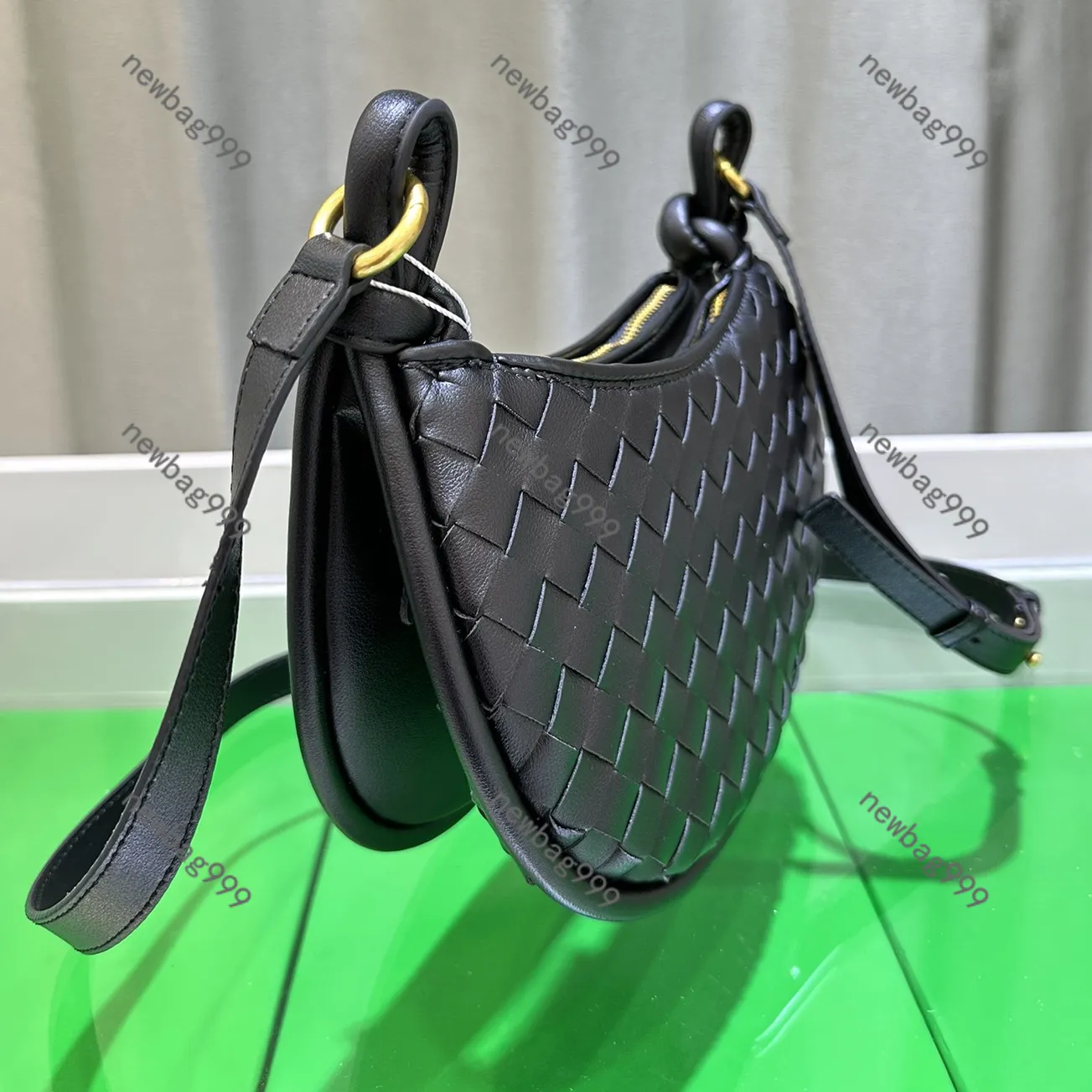 Black crossbody designer handbag sale
