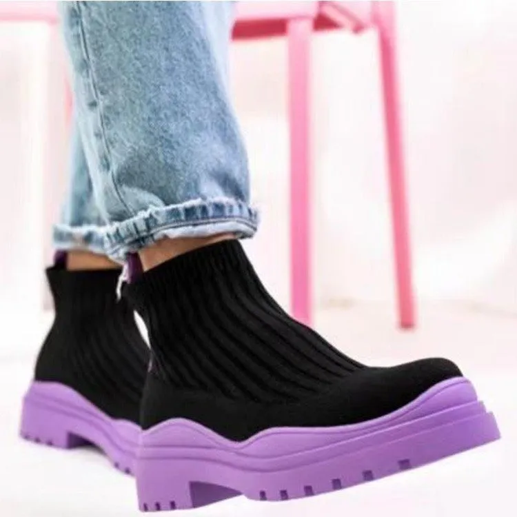 Designer winter snowboots van lakleer voor dames met dikke zool_voghion.com