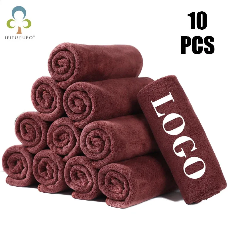 Custom Microfiber Microfiber Towel For Bath 10 Pack 30x60cm Laser Embossed Letters Ideal For Beauty Salons Barber Shops And Private Personalization Item 240819 From Mengdastore 20.32 DHgate.Com