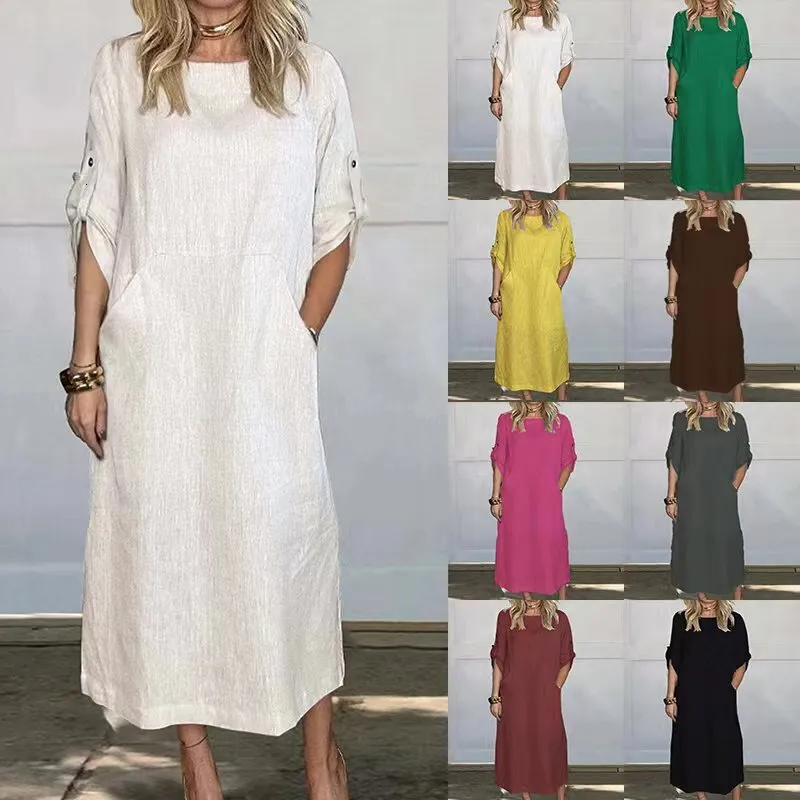 Fall Dresses for Women: Premium Cotton Long Dress Coat - Shop Now for  Winter Fashion! from Dhgate Basic & Casual Dresses - price 34.18