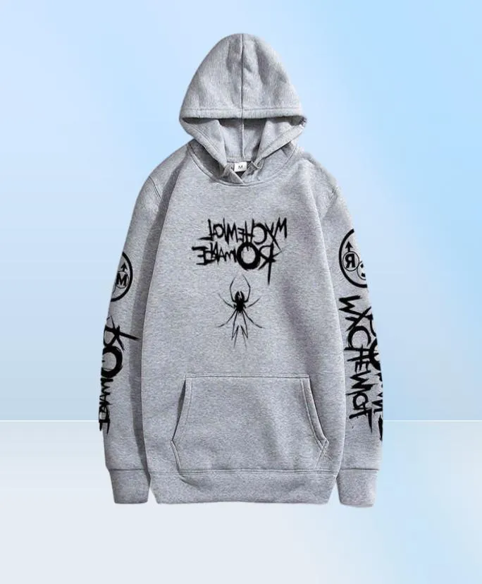 My Chemical Romance Hoodies Punk Band Fashion Hooded Sweatshirt Hip Hop Hoodie Pullover Men Women Sports Casual Rock Top Clothes G8144363