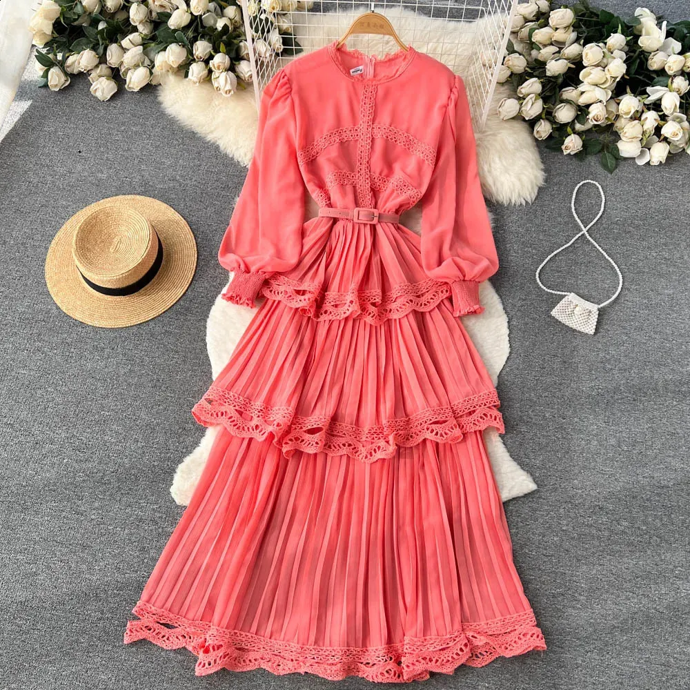 Ruffled shirring long dress セット Ruffled Cotton Shirring Long Dress – ARCANA ARCHIVE