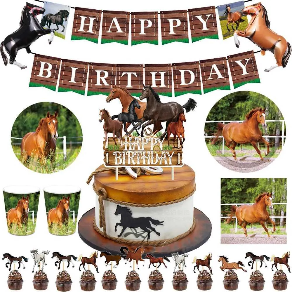 Banner per feste a cavallo - Decorazioni per compleanni a cavallo