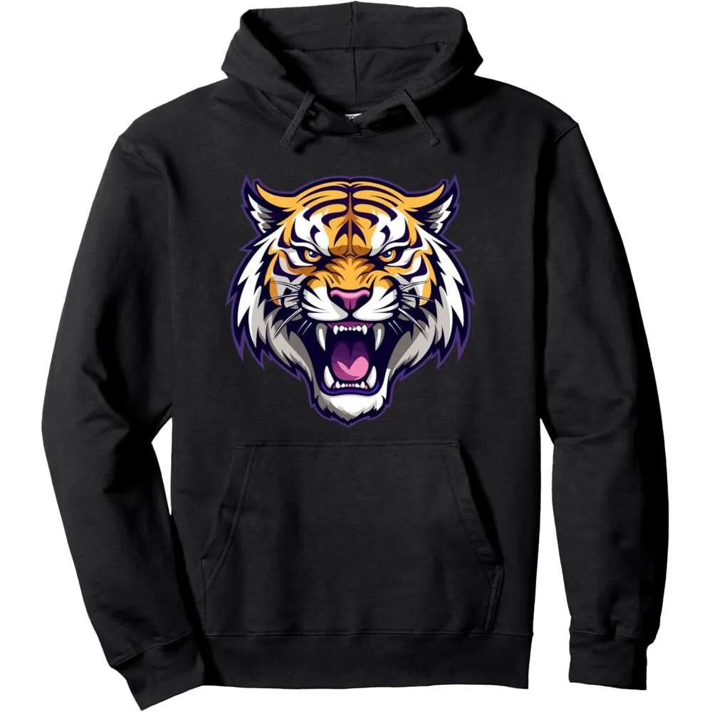 I Love Tigers Hoodie For Men And Women Graphic Pullover Sweatshirt