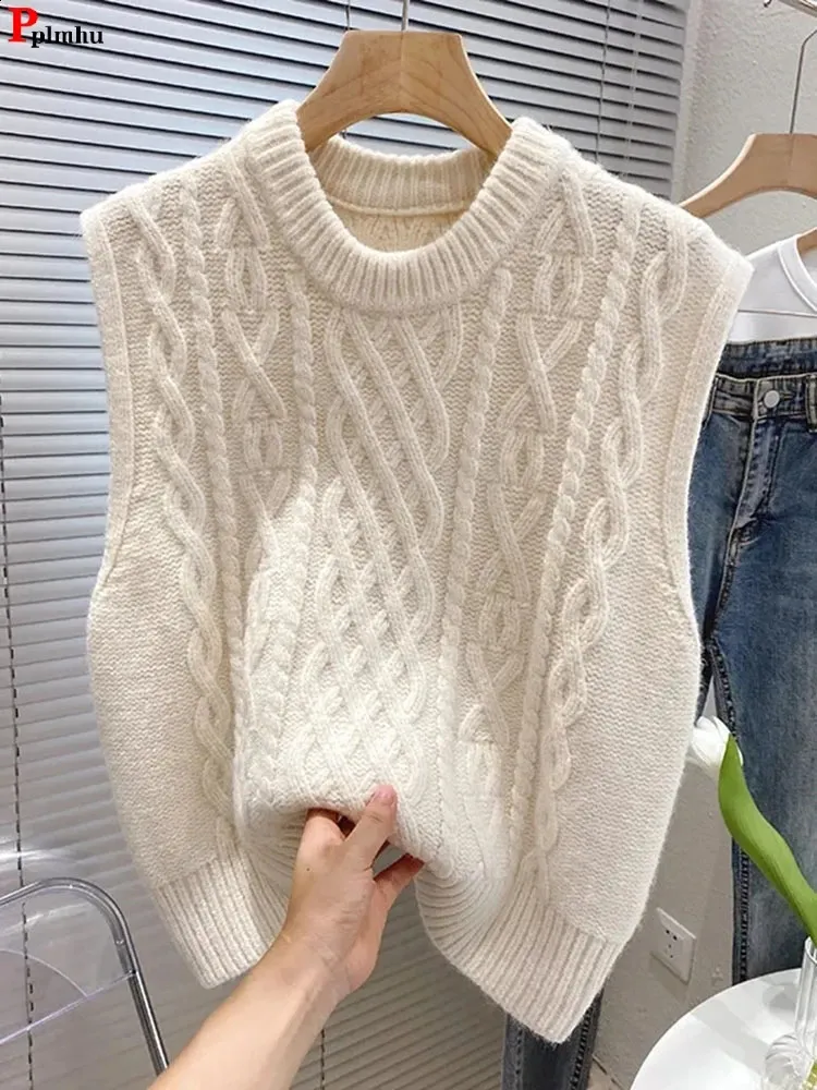 Spring Pullover Soft Knit Vest: Spring/Fall Pullover Sweater, Basic Sleeveless Top ...