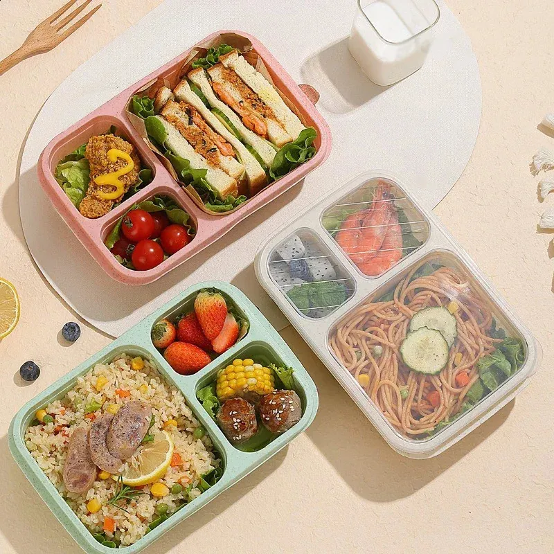 Bento Box Meal Prep Containers 3 Compartment Food... From Mengdastore ...