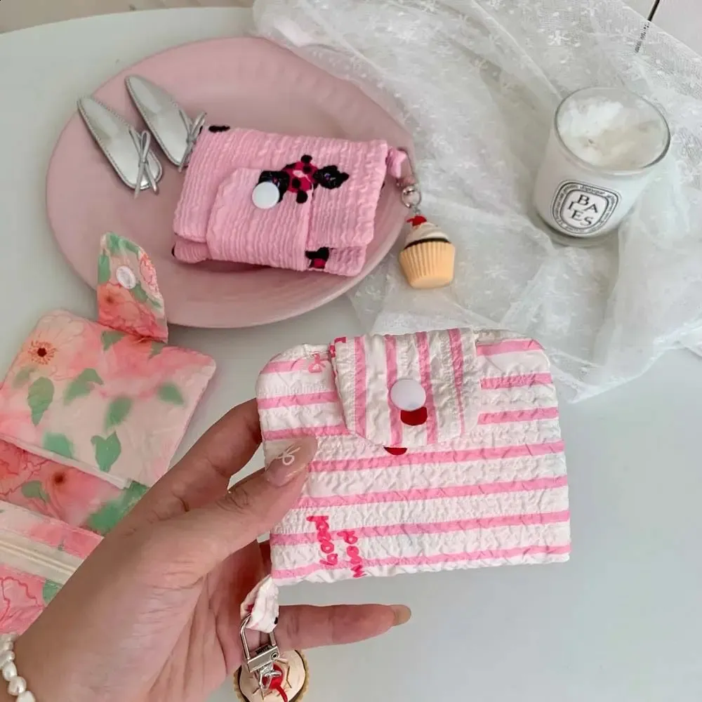 Lindas Billeteras De Lona De Monedas De Monedas: Billetera De Tela