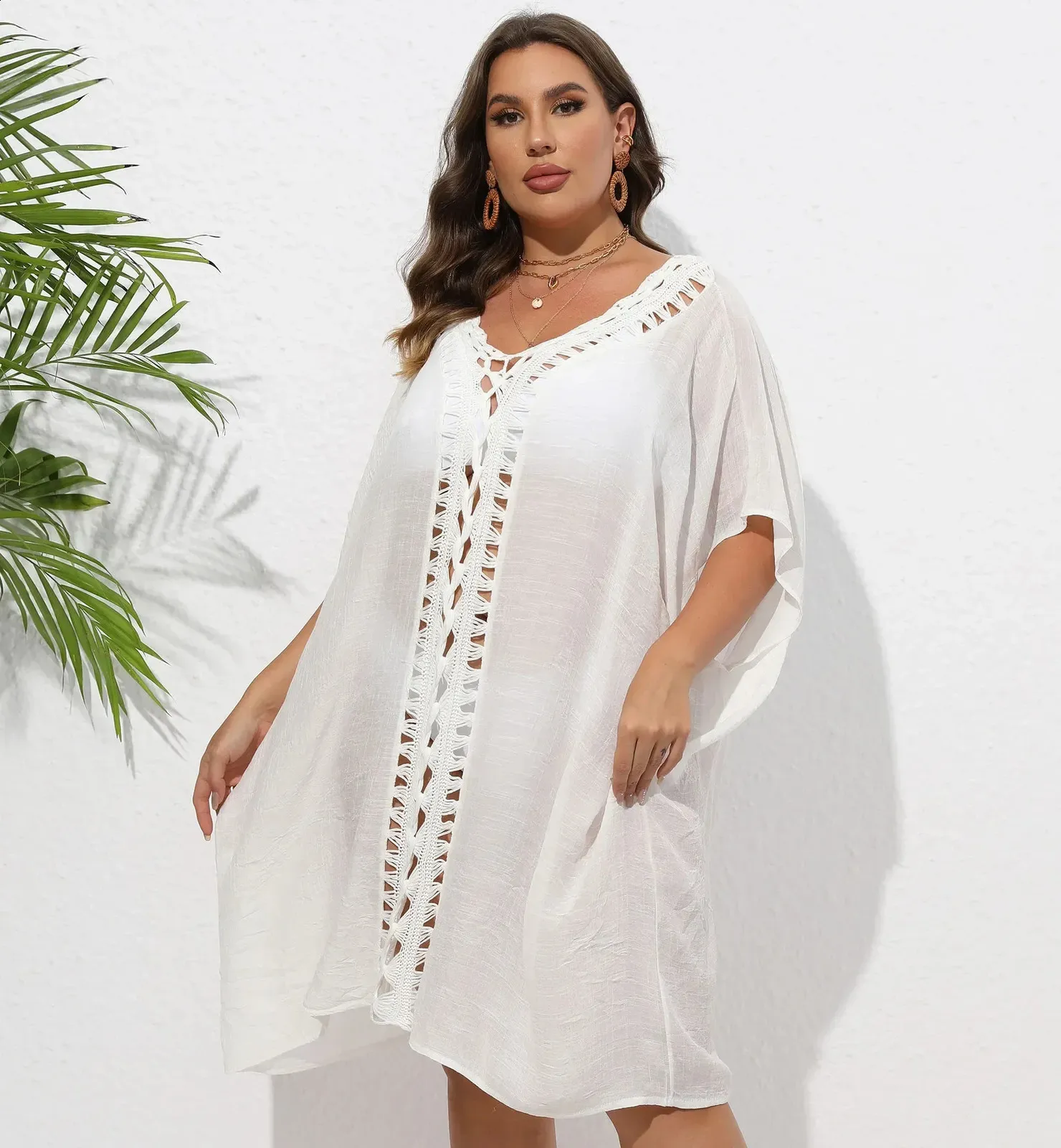 Plus Size Crochet Cover-Up: Boho Beach Dress & Bikini Blouse - Shop Now!  from Dhgate Plus size Dresses - price 51.01