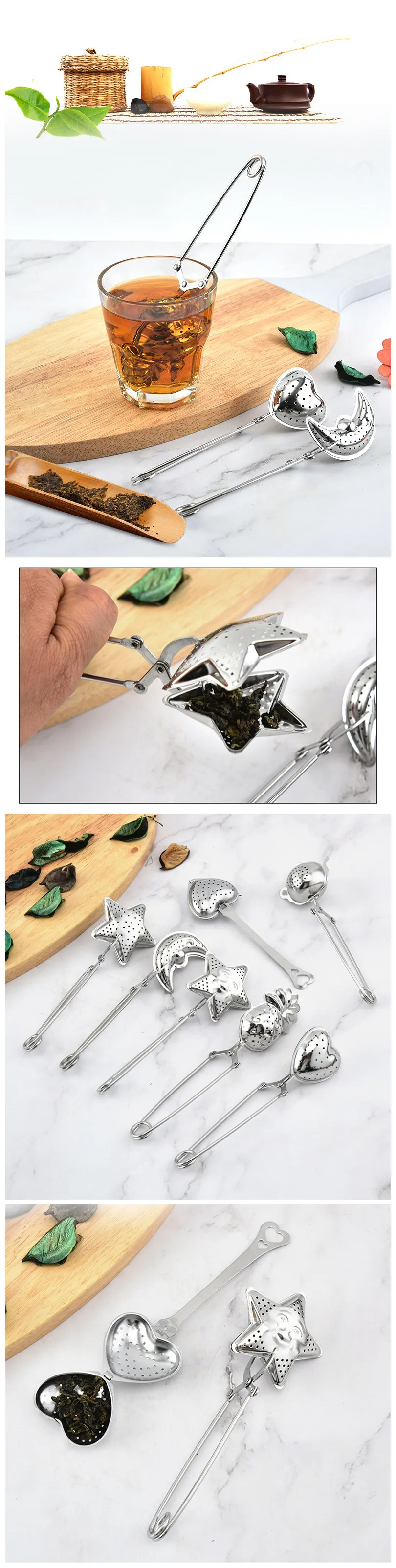Stainless Steel Tea Bag Squeezer Tongs – Long Clip For Squeezing Tea Bags, Holding Spoons & Gripping Sugar Cubes