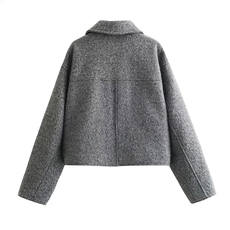 【diante】Shaggy wool short blouson WOOL BLEND SHAGGY SHORT BLOUSON