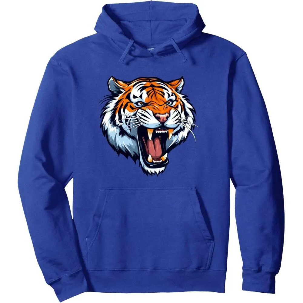 I Love Tigers Pullover Hoodie For Men And Women Long Sleeve