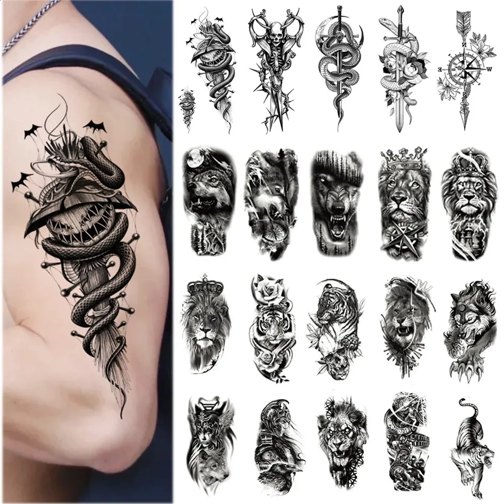 Wholesale Waterproof Paperself Tattoo Me Stickers For Men And 