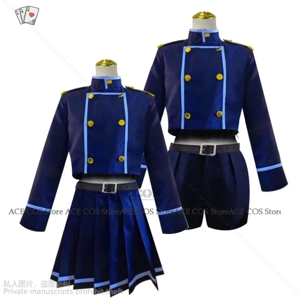DHgate 블루 아카이브 Nozomi Hikari Cosplay 의상 복장 탑 드레스 바지 학교 유니폼 세트 여성 할로윈 파티 카니발  | ₩119,571부터