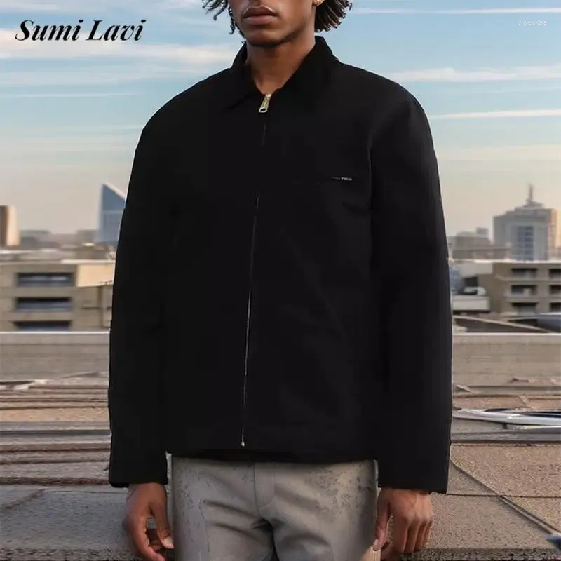 Street Solid Patchwork Turndown Collar Outerwear(7 Colors) Street Solid Patchwork Turndown Collar Outerwear(7 Colors)