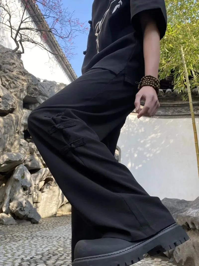 DHgate.com:Mens Chinese Style Pants: Loose Fit Summer