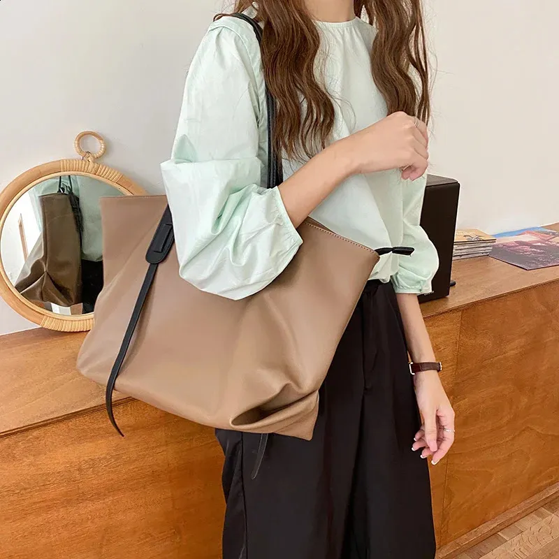 Y2k Tote Bags: Pu Leather Fashion Handbag High Capacity