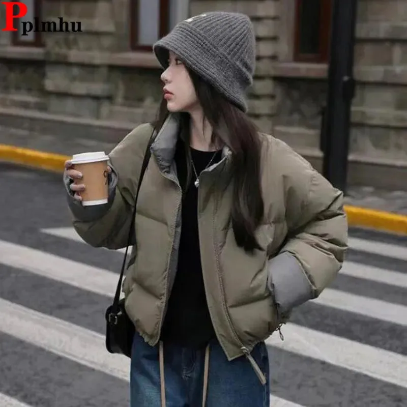 Save Big on Bulk Korean Style Coats Cotton Short Jackets For Women Cropped  Loose Warm Coats, Casual Snow Wear Best Deals on DHgate