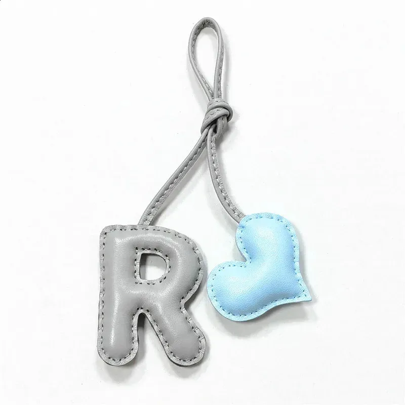 Personalized Initial Keychain - Stainless Steel Letter With Heart Charm, Gift For Women & Men
