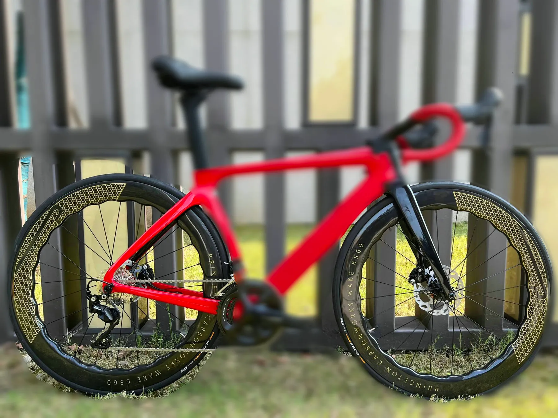 Jeu De Roues Vélo Route Carbone 700C - 65 Mm, Freins à Disque, 11 Vitesses