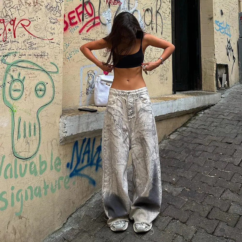 Hip Hop Baggy Sweatpants Crop Top Baggy Sweats Baggy Sweatpants