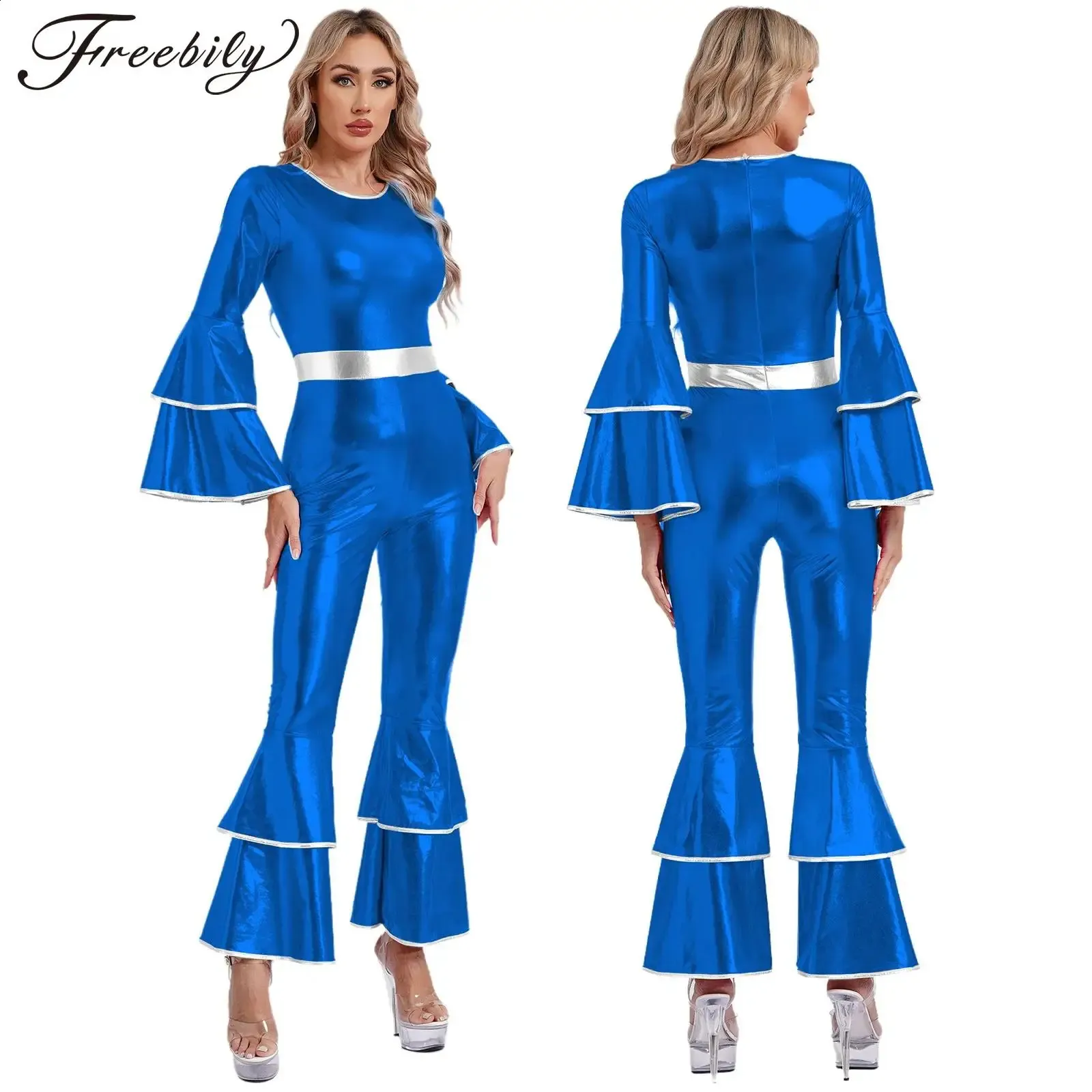 Blue Disco Jumpsuit Blue Disco Jumpsuit
