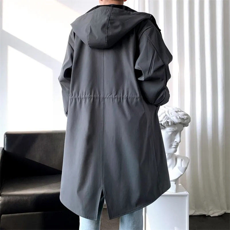 High-Quality Men's Long Style trench jacket - 2022