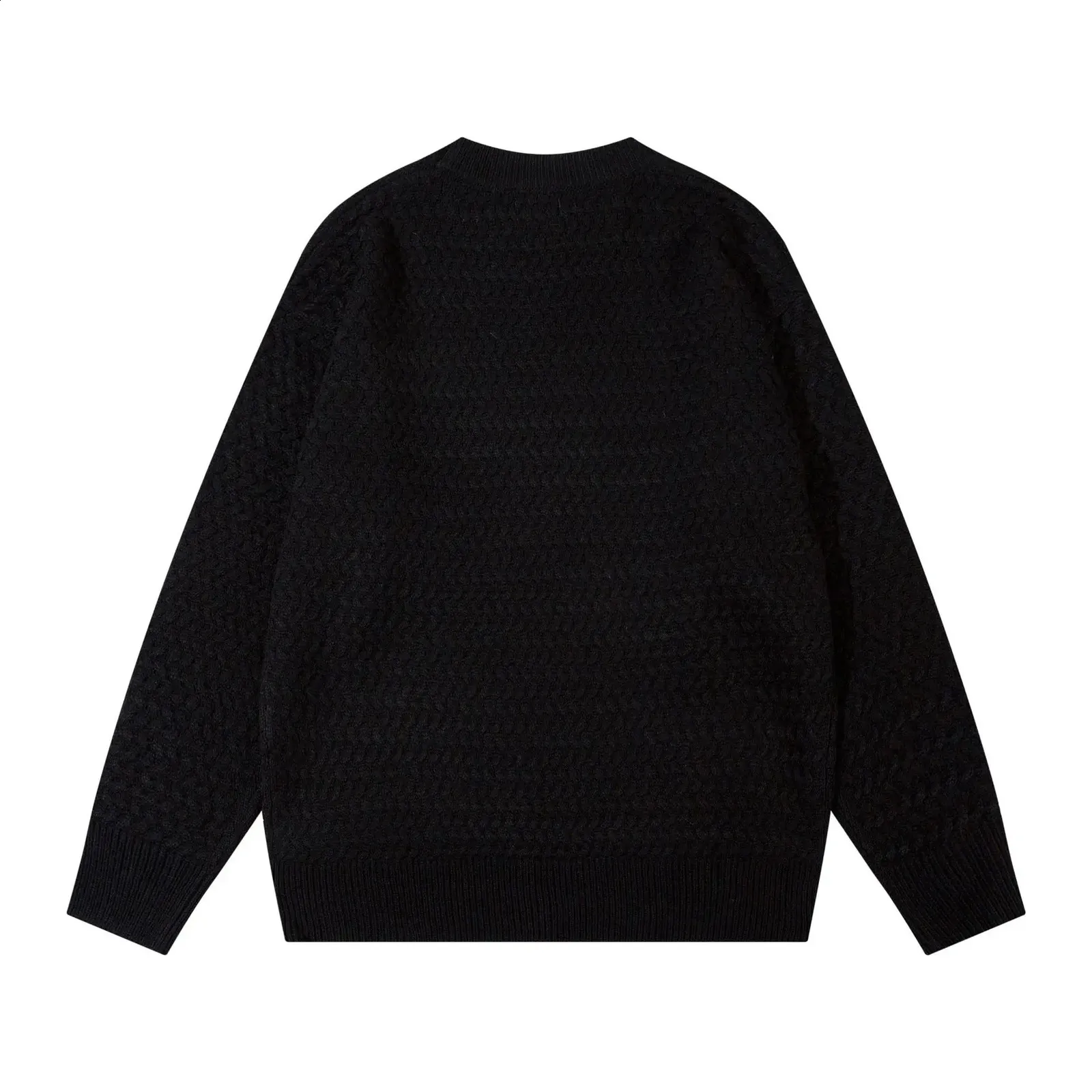 xingxing268 Harajuku Cartoon Mushroom Knit Sweater - Oversized Petiteknit Zipper Sweater, Style for Men and Women - Perfect for Casual Autumn Wear (Black)