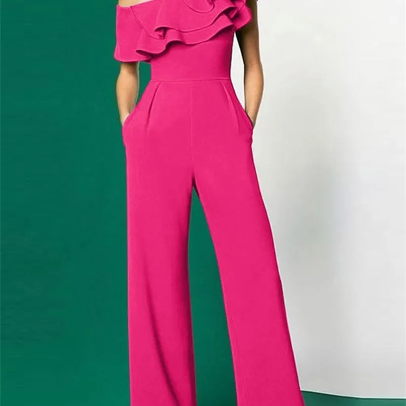 Elegant Off-Shoulder Romper: Womens Summer Fashion, Solid