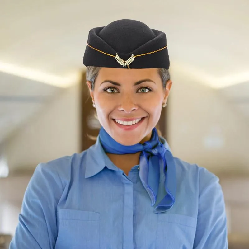 Elegant Beret - Formal Uniform Hat for Stewardess, Flight  display picture 2