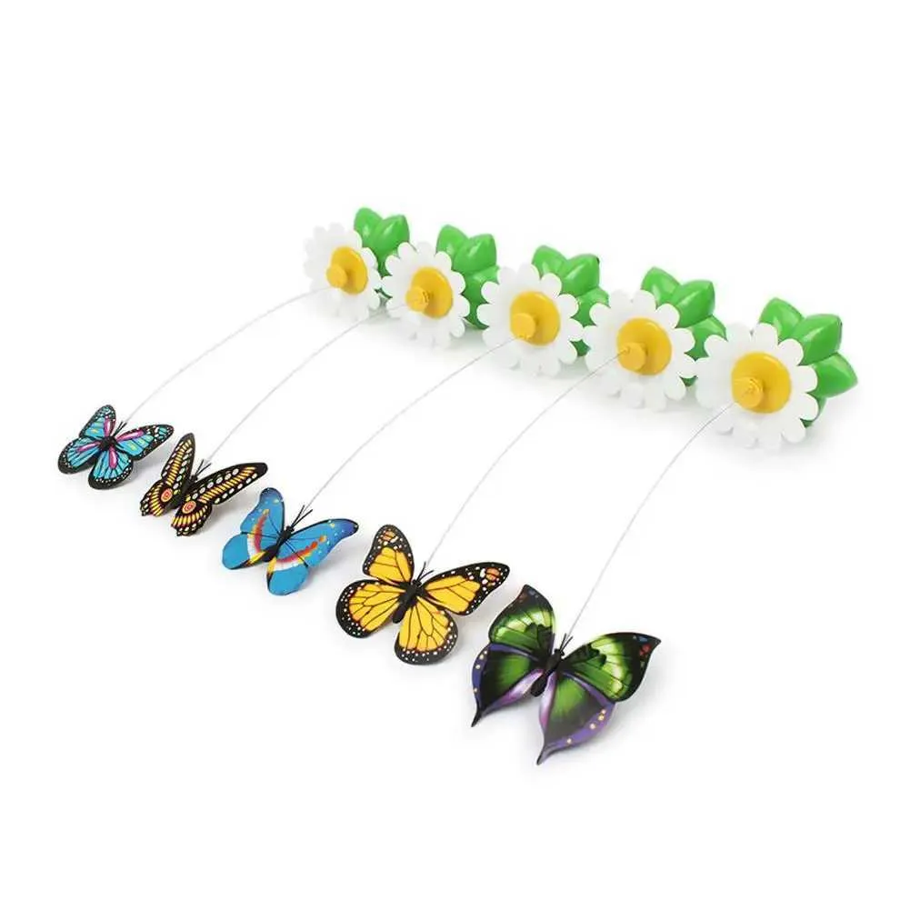 Electric Butterfly Cat Toys With Bells Shake Rotate And Humm Intelligence Training Pet Random Color From Factory Thousand alley end 15.91 DHgate.Com