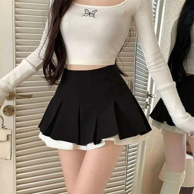 【suzen】Harajuku y2k black frill skirt DHgate.com:Black Harajuku Kawaii Mini Skirts for Women | Y2K
