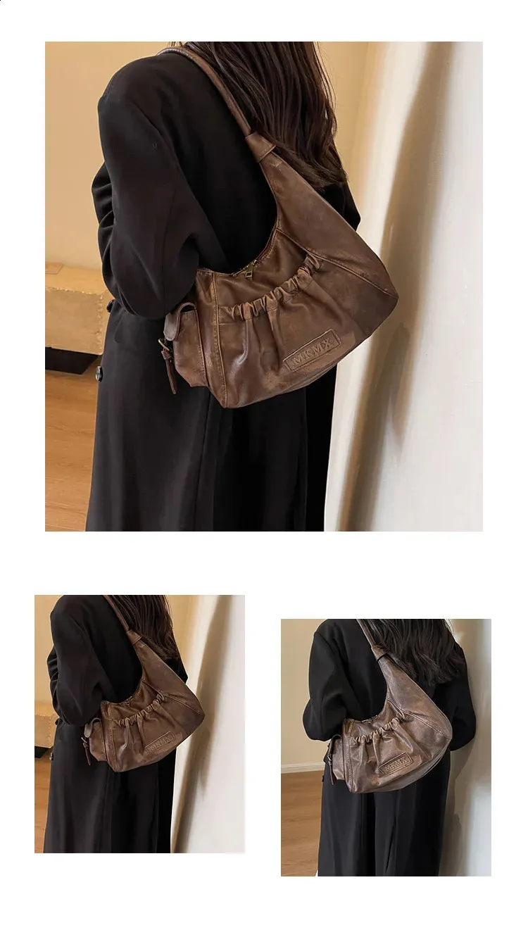 バッグ grunge gimmick leather shoulderbag brown grunge gimmick leather shoulderbag brown - メルカリ